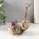 Souvenir Polystone Lac "cat plays with a ball" 9.5x8x12.5 cm