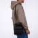 Male bag on lightning, long belt, black color