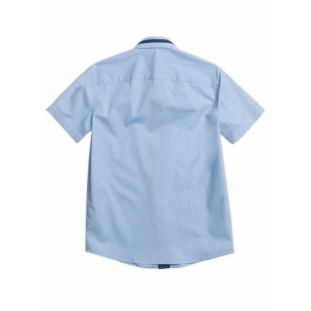 Short -sleeve shirt for Pelican boy, height 134 cm, blue color-3