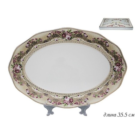 Oval "Selena" Lenardi, length 35.5 cm