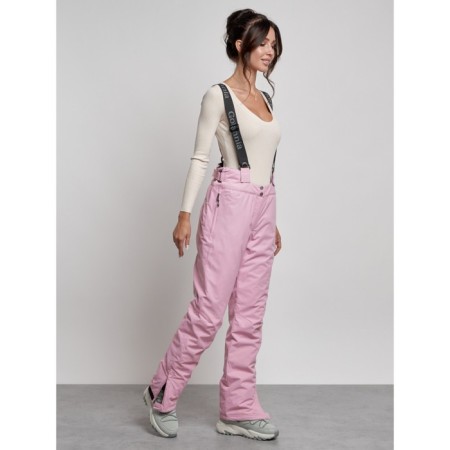 Semi -combinezone Ski Drapeted Feminine, size 46, pink color-2