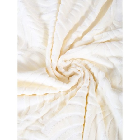 Velor vehicle Palm Milky, size 200x220 cm-2