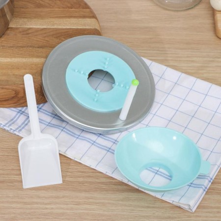 Conservation set: funnel, magnet, spatula, nozzle for sterilizer, color mix