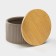 Ceramic bank for bulk products "Smoke", 570 ml, beige color
