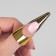Forms for nail extension are wide, 100 pcs, golden color