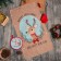 New Year's gift set of Ethel Deer: kitchen towel, grab, silicone shape
