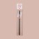 Brush for eyebrows and eyelashes, 17 (+/- 1) cm, black/bronze color