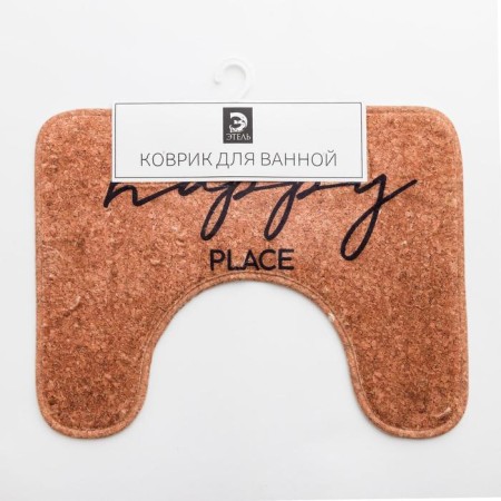 Bathroom mat Ethel "Home", 50x40 cm, velor-3
