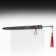 Souvenir weapon suspended mini "sword art", keychain, 27 cm, silver with blue