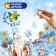 Puzzle with a scretch layer "New Year's Magic", 118 details
