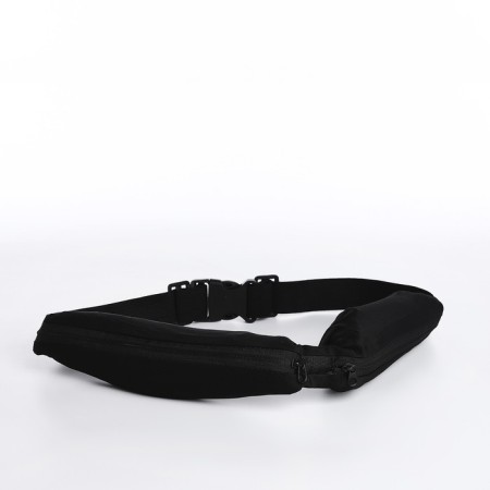 Waist bag for a zipper, black color-1