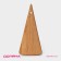Cutting board for cheese, 15 × 7 × 1.6 cm, whole beech