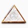 Calendar 2025 Triangular desktop on the “Magic Moments” spring, 7.4x8.5 cm