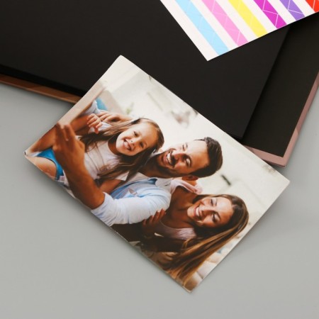Photo album 25 sheets (corners+rings) "petals" 19x27x3 cm-4