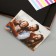 Photo album 25 sheets (corners+rings) "petals" 19x27x3 cm