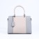 Lightning tout bag, outer pocket, long belt, gray color