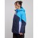 Ski jacket female winter, size 52, blue color