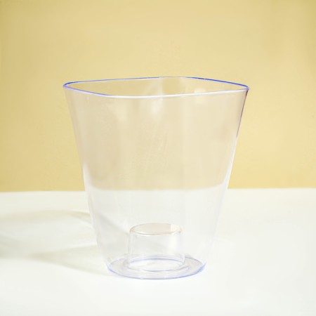 Pot for orchids, 2.5 l, 16.4 × 18.5 cm, plastic, transparent
