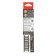Pencil Chernographic Maped Black Peps HB, three -sided, with an eraser