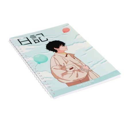 The diary is inherent in the crest, A5 60 sheets, the soft cover "Anime. Boy", to the point-1