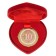 Medal in the velvet box "Pink Wedding. 10 years Together", Diam. 5 cm