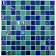 Glass mosaic Bonaparte Bondi Breeze-25, 300x300x4 mm