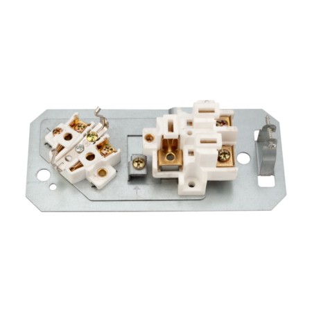 RS rosette/euro double for electric stove 32 a/16 A, 250 V, 2P+re (OS) White Rexant-3