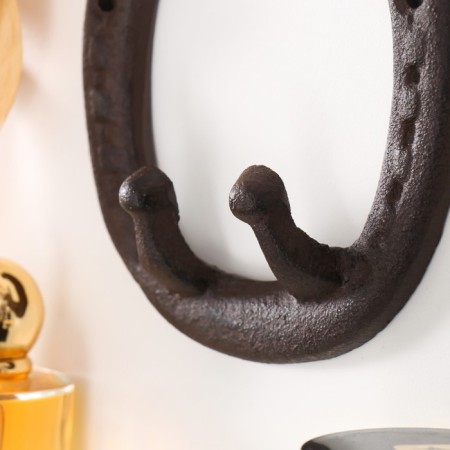 Hooks decorative cast iron "horseshoe" 13x12.5x3.7 cm-2