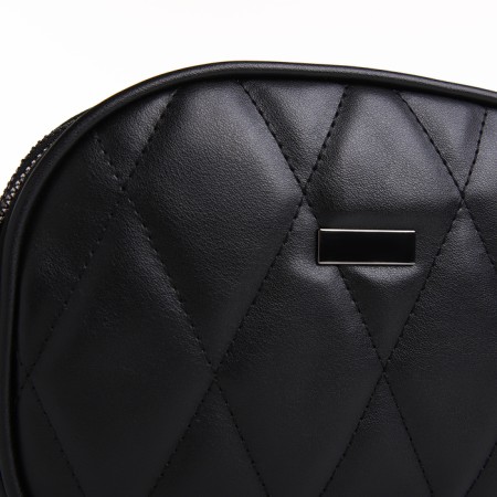 Bag Women's Cross-Bodi with a zipper, black color-4