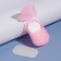 Leaf soap, in plates, 18 (± 2) pcs, in case, pink color