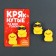 Wooden icons "grunted", 2 pcs.