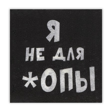 Napkins paper single -layer harmony of color “I am not for *experience”, 24x24 20 pcs. UP