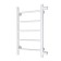 Water towel "Sanprise" Aurora P5, 300x600 mm, side connector., White matte