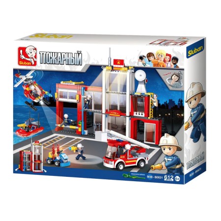 Designer "Fire Station", 612 parts-1