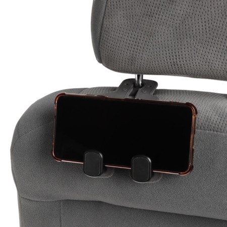 The hook on the head restraint is double, gray-1