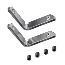 Components for the Technical Tra034icl-MP-1 track system, 3.67x0.3x0.93 cm, silver color