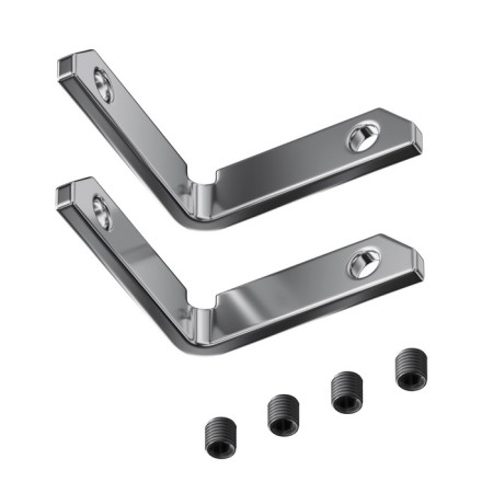 Components for the Technical Tra034icl-MP-1 track system, 3.67x0.3x0.93 cm, silver color