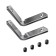 Components for the Technical Tra034icl-MP-1 track system, 3.67x0.3x0.93 cm, silver color