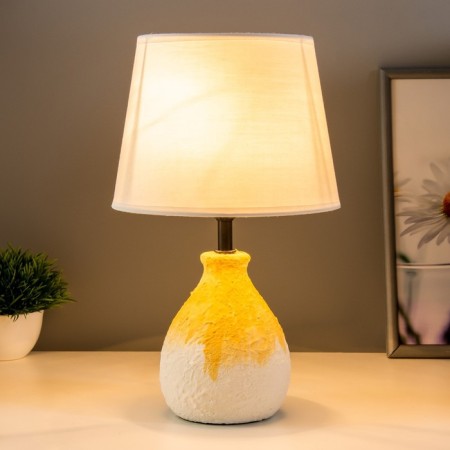 E14 40W white orange 30x30x33cm RISALUX desktop lamp E14-1