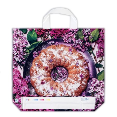Sweet aroma package, polyethylene with a loop pen, 37 x 34 cm, 70 μm-1