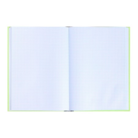 Book of accounting, 128 sheets, cardboard cover 7B, offset block, cell, green color (imitation)-3