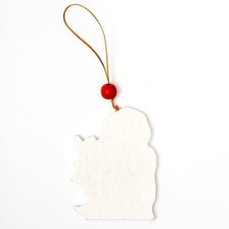 New Year's Wooden Suspension "New Year! Santa Claus and Dragon "-3