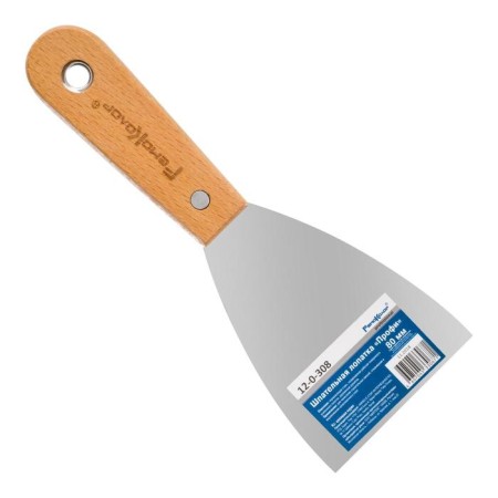 Facade spatula "Remocolor" 12-0-308, stainless steel, mirror canvas, 80 mm-1