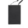 Bag, artificial leather, black 12x1x19 cm