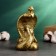 The figure "Snake with the crown" old gold, 7cm