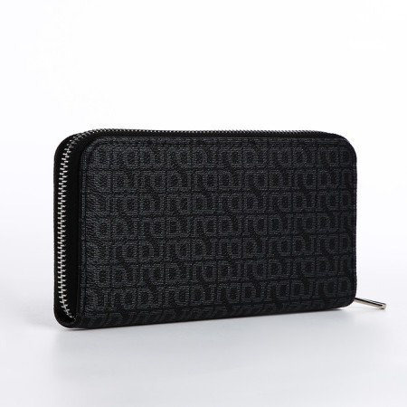 Women's wallet with lightning, black color-1