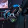 Hoco W104 headphones, gaming, invoices, microphone, USB + 3.5 mm, 2 m, black and blue