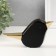 Souvenir ceramics "bird" black with gold 15.5x3.3x9 cm