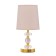 Board lamp "Maria" E14 40W gold 22.5x22.5x28 cm Risalux