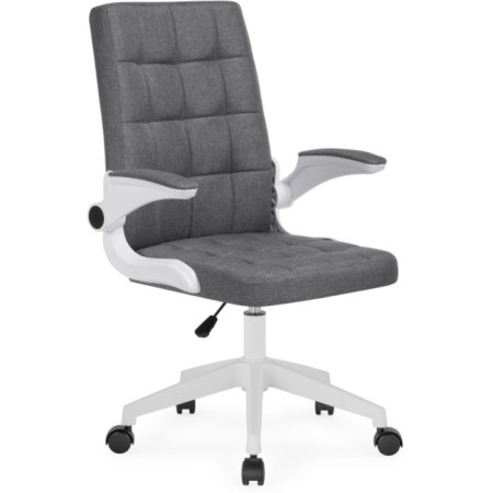 Computer chair Elga plastic/fabric, white/gray 63x59x96 cm